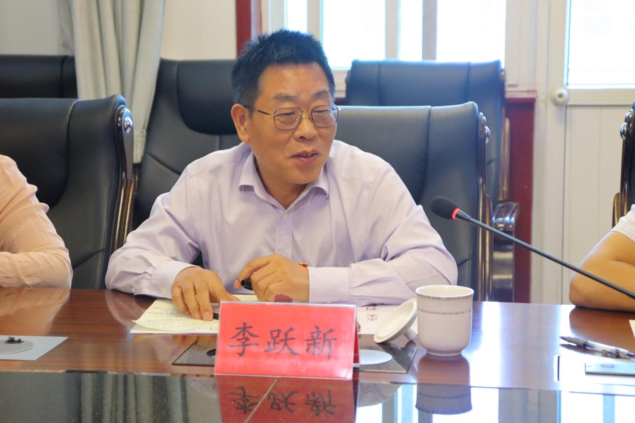 8437必赢会员中心党委书记李跃新讲话